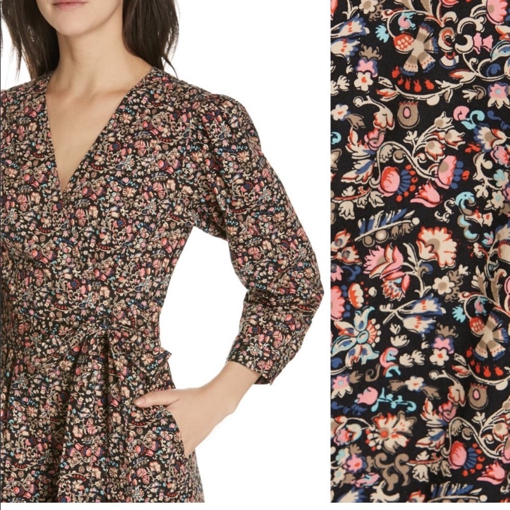 NWT Rebecca Taylor LA VIE Gitane Wrap Jumpsuit